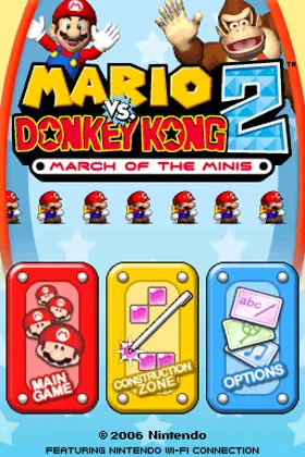 Mario vs. Donkey Kong 2 - March of the Minis (USA) (Demo) (Kiosk) screen shot title